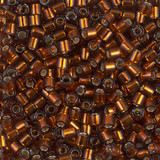 8g DBL0144 8/0 Delica: Dark Topaz T/SL