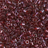 8g DBL0116 8/0 Delica: Garnet T/L