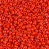 8.5g 0407 8/0 Miyuki Rocaille : Red O