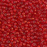 8.5g 0010 8/0 Miyuki Rocaille : Orangish Red T/SL