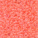 8.5g 1122 8/0 Miyuki Rocaille : Luminous Bright Salmon ICL
