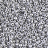 8.5g 4558 8/0 Miyuki Rocaille : Labrador Matte/White SC