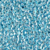 8.5g 0260 8/0 Miyuki Rocaille : Blue Topaz T/R