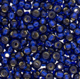 8.5g 4281 8/0 Miyuki Rocaille : Lt. Navy Blue DC SL (D)