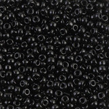 8.5g 0401 8/0 Miyuki Rocaille : Black O