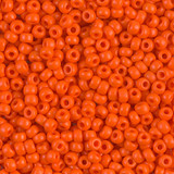8.5g 0406 8/0 Miyuki Rocaille : Dark Orange O