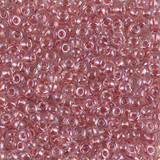 8.5g 2601 8/0 Miyuki Rocaille : Crystal/Dusty Rose ICL*