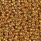8.5g 4203 8/0 Miyuki Rocaille : Dk Gold DC GA