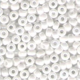 8.5g 0420 6/0 Miyuki Rocaille : White O/L