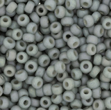 8.5g 4705 6/0 Miyuki Rocaille : Dolphin Grey O/MA/GL/R