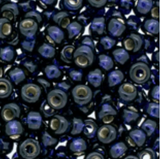 8.5g 4282 6/0 Miyuki Rocaille : Dark Navy Blue DC SL (D)
