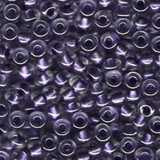 8.5g 1531 6/0 Miyuki Rocaille : Crystal/Purple ICL*