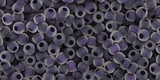 9g 0774F Toho Round 11/0 : I/C Frstd Crystal Grape Lined