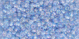 Tube 2.5" RE5168 Toho Round 11/0 RE-Glass Rainbow Blue