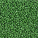 8.5g 0411 11/0 Miyuki Rocaille : Green O