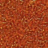 8.5g 0007 11/0 Miyuki Rocaille : Medium Orange T/SL