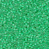 8.5g 0219 11/0 Miyuki Rocaille : Crystal/Aqua ICL