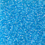 8.5g 0260 11/0 Miyuki Rocaille : Blue Topaz T/R