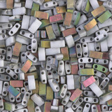 10g HTL4559 Tila 1/2 Cut Vitrail/White Matte SC