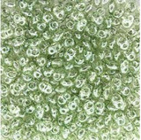 8g 2x4mm MiniDuo : Crystal Green Lstr (APX 170 PCS)