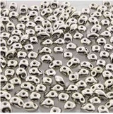 10g 2x5mm SuperDuo : Nickel Plated