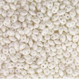 10g 2x5mm SuperDuo : White Lstr