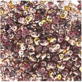10g 2x5mm SuperDuo : Amethyst Capri Gold (APX 140 PCS)