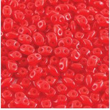 10g 2x5mm SuperDuo : Opal Red