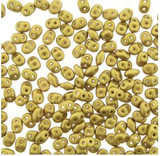 10g 2x5mm SuperDuo : Crystal Aztec Gold