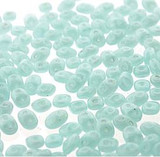 10g 2x5mm SuperDuo: Opal Green Aqua