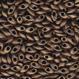 10g 2006 4x7mm Long Magatama : Matte Metallic - Dark Bronze