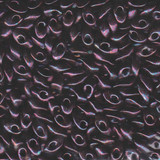 10g 0460 4x7mm Long Magatama : Metallic - Dark Raspberry