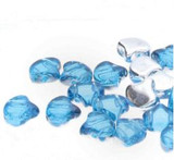 14g Ginko 7.5mm : Backlit Aqua (Apx 50 pcs)