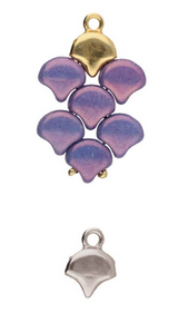 2pc Kastro Ginko Bead End ASP