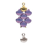 2pc Karavos Ginko Bead End ASP