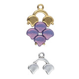 2pc Cymbal Kastro II-Ginko Bead End ASP