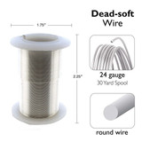 30yd 24g Tarnish Resist Silver Graft Wire
