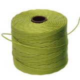 77 YD S-Lon Bead Cord : Chartreuse, TEX 210 (0.5mm)
