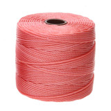 77 YD S-Lon Bead Cord : Chinese Coral, TEX 210 (0.5mm)