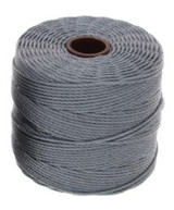 77 YD S-Lon Bead Cord : Grey, TEX 210 (0.5mm)