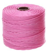 77 YD S-Lon Bead Cord : Light Orchid, TEX 210 (0.5mm)