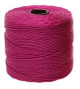 77 YD S-Lon Bead Cord : Magenta, TEX 210 (0.5mm)