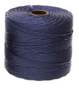 77 YD S-Lon Bead Cord : Navy, TEX 210 (0.5mm)