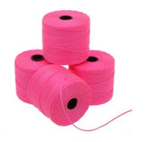 77 YD S-Lon Bead Cord : Neon Pink, TEX 210 (0.5mm)