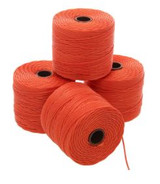 77 YD S-Lon Bead Cord : Orange, TEX 210 (0.5mm)