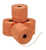 77 YD S-Lon Bead Cord : Pumpkin, TEX 210 (0.5mm)