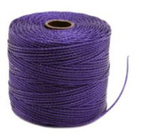 77 YD S-Lon Bead Cord : Purple, TEX 210 (0.5mm)