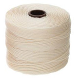 77 YD S-Lon Bead Cord : Vanilla, TEX 210 (0.5mm)