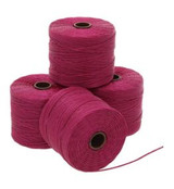 77 YD S-Lon Bead Cord : Wineberry, TEX 210 (0.5mm)