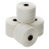 77 YD S-Lon Bead Cord : White, TEX 210 (0.5mm)